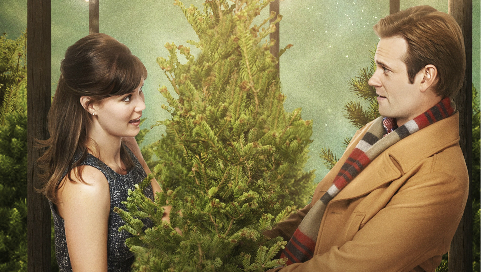 Promotional art for the Hallmark Channel movie 'Fir Crazy' part of Countdown to Christmas