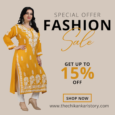 Chikankari kurtas Online