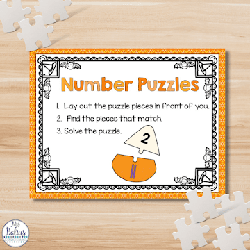 Centers are a great place to add some Halloween fun into your math lesson.