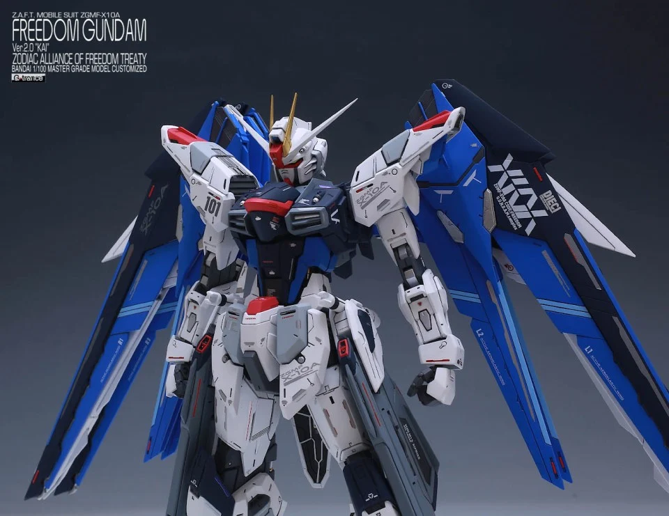 Custom Build: MG 1/100 Freedom Gundam Ver. 2.0 "KAI" by g_trans8