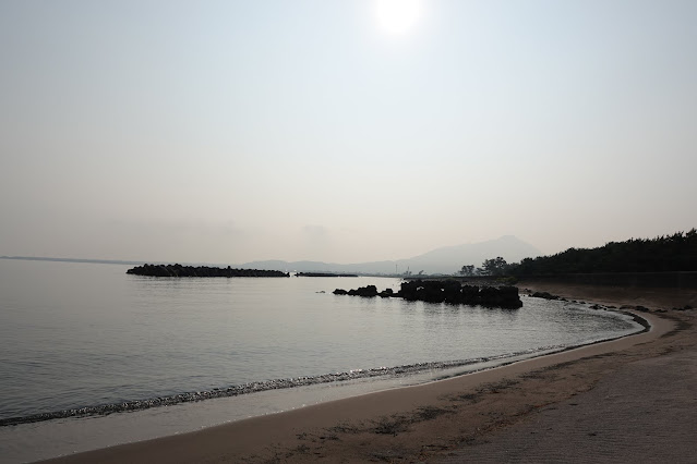 鳥取県の日吉津の海岸