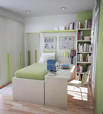 image of a small bedroom design