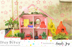 dollhouse, diy dollhouse, dollhouse tutorial, itsybitsy india