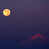 Hunter's Moon over the Alps