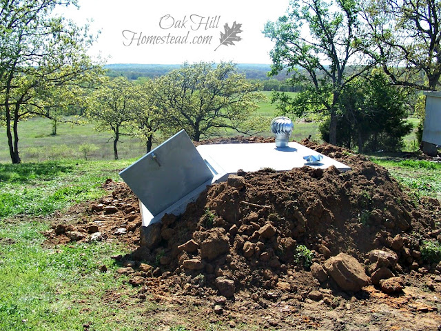 Our in-ground storm shelter