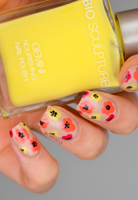 Spring Flowers Nail Art