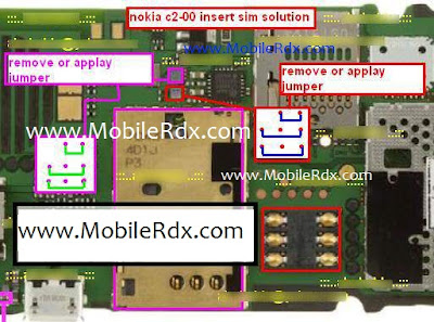 Nokia C2-00 Sim Ic Jumper