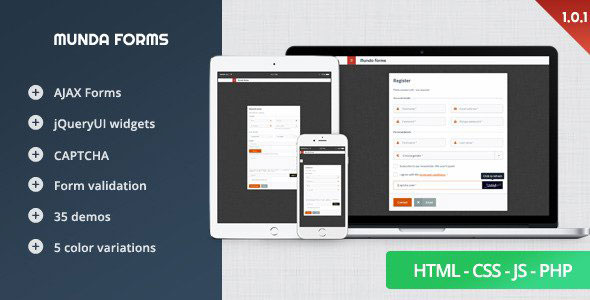 Munda Forms – Clean, Modern, Responsive Web Forms