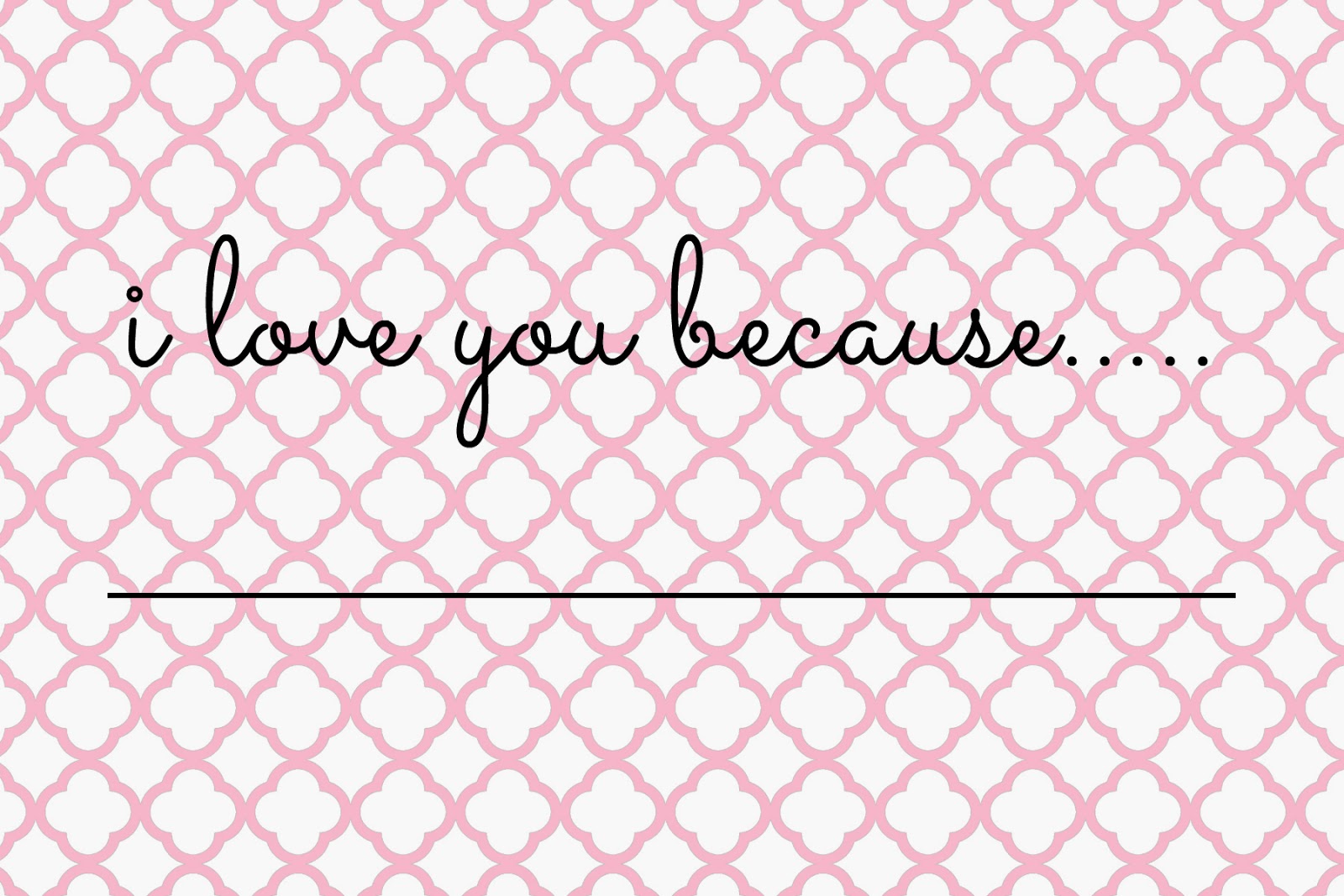 Free Valentines Printable - Moroccan Pink Printable - DIY Valentines Gift