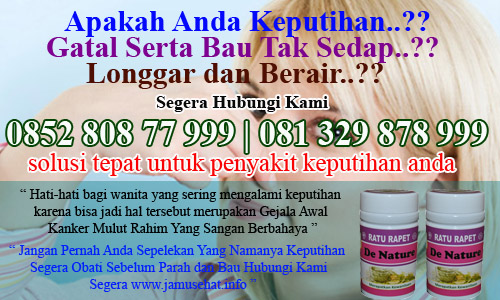 obat herbal keputihan dan bau tak sedap