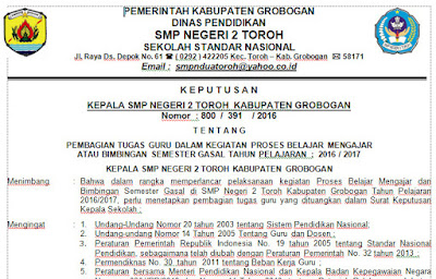 (Download) VERSI BARU SURAT KEPUTUSAN PROSES BELAJAR MENGAJAR (PBM) KOMPLIT DENGAN LAMPIRANNYA UNTUK TK, SD, SMP, SMA, SMK 