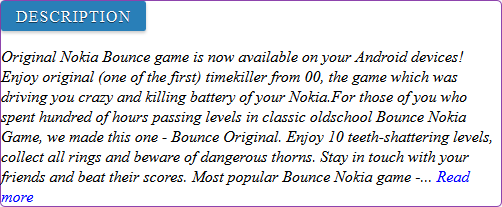 Bounce Original game review