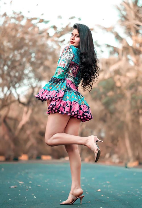 Mokshita Raghav sexy legs hot photos