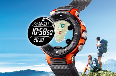 Recensione smartwatch Casio WSD-F30: mappe colori offline tracciamento GPS