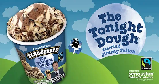 Ben & Jerry's The Tonight Dough Caramel and Chocolate Ice Cream