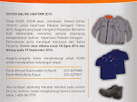 SISTEM ONLINE UNIFORM 2015