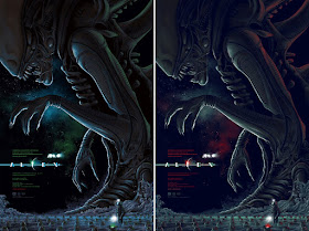 Alien Day 2016 Exclusive Alien Screen Prints by Mike Saputo x Mondo - Regular Edition & Variant