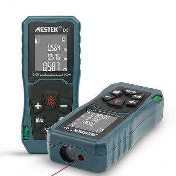 MESTEK D5 100M Laser Distance Meter Area Volume Measuring Reference Adjusting Data Record Rangefinder