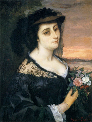  Gustave Courbet - portrait de  Laure Borreau    