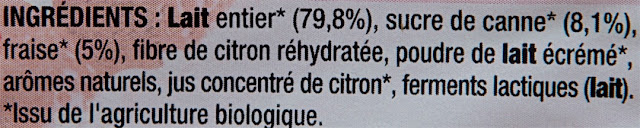 Yaourt à la Fraise Mixée Les 2 Vaches