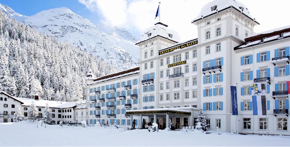 Grand Hotel Des Bains Kempinski in St MoritzGrand Hotel Des Bains Kempinski in St Moritz