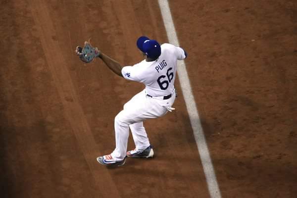 El cienfueguero volvió a tener una excelente temporada cubriendo el jardín derecho de los Dodgers