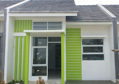 contoh warna cat teras rumah minimalis type 36 terbaru