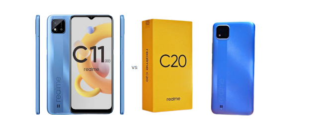 Perbandingan hp Realme C11 dan C20