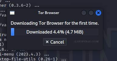 شرح كيفية تثبيت Tor Browser علي كالي لينكس من خلال الــ Terminal