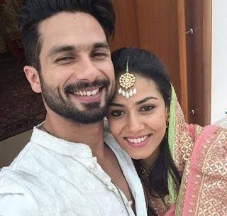 Shahid Kapoor With Mira Rajpoot Selfie Image