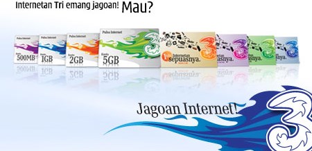 Cara Mendapatkan Kuota Gratis Kartu 3 Hingga 10 GB 2017