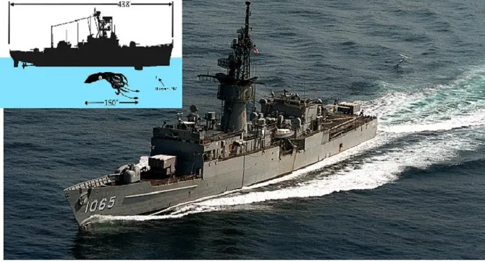 Μυστηριώδες καλαμάρι 45 μέτρων επιτέθηκε στο  USS Stein  το 1978