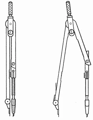 Large compass - mechengineeringdrawing blogspot com