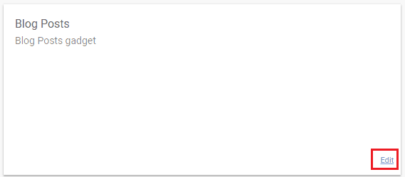 edit blog posts gadget