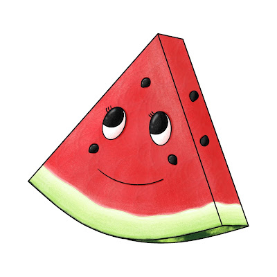 115 Watermelon Crayon Drawing Free Stock Images