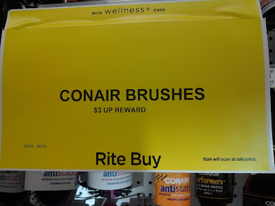 Conair Brush Rite Buy $3 UP