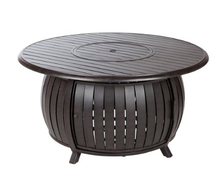 Fire Sense Extruded Aluminum Round LPG Fire Pit