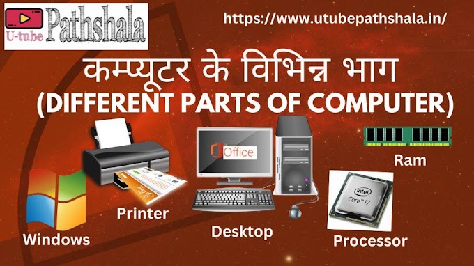 कम्प्यूटर के विभिन्न भाग(Different Parts of Computer)