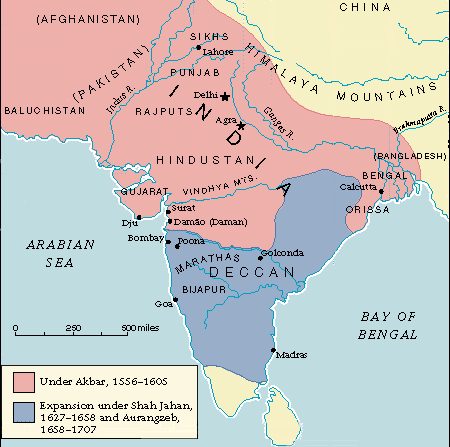 India  on The History Notes  Mughal India And The Growth Of British Power