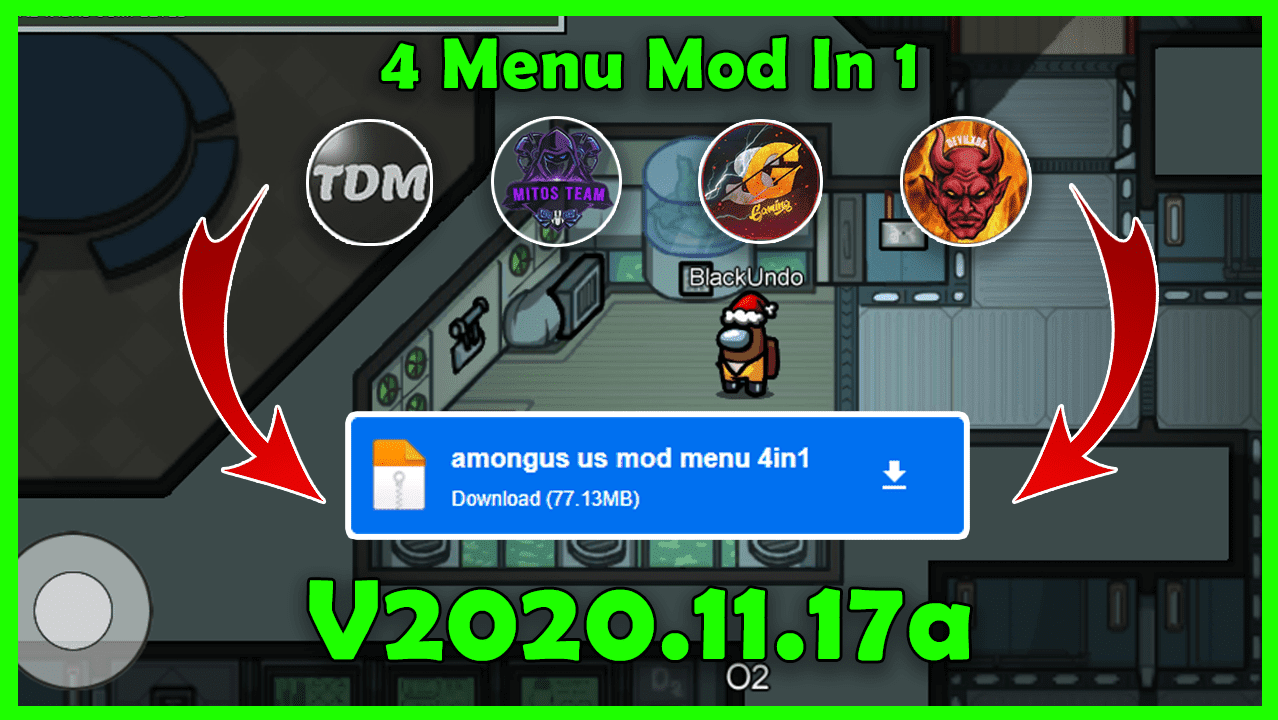 Menu Mod Among Us 4 trong 1 V2020.11.17a