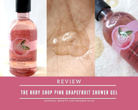 The Body Shop Pink  Grapefruit Shower Gel Review on Natural Beauty And Makeup Blog