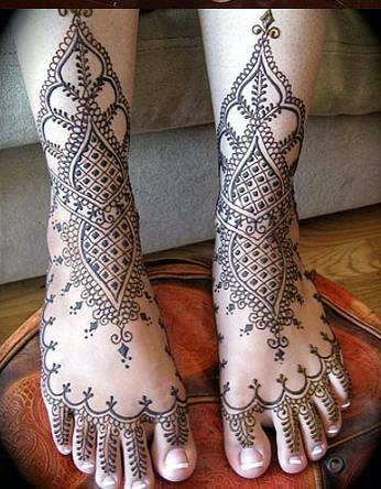 Bridal Feet Mehndi Henna, Henna Designs For Brides.