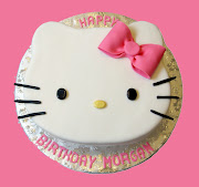 A Hello Kitty Birthday Party (hello kitty cake)