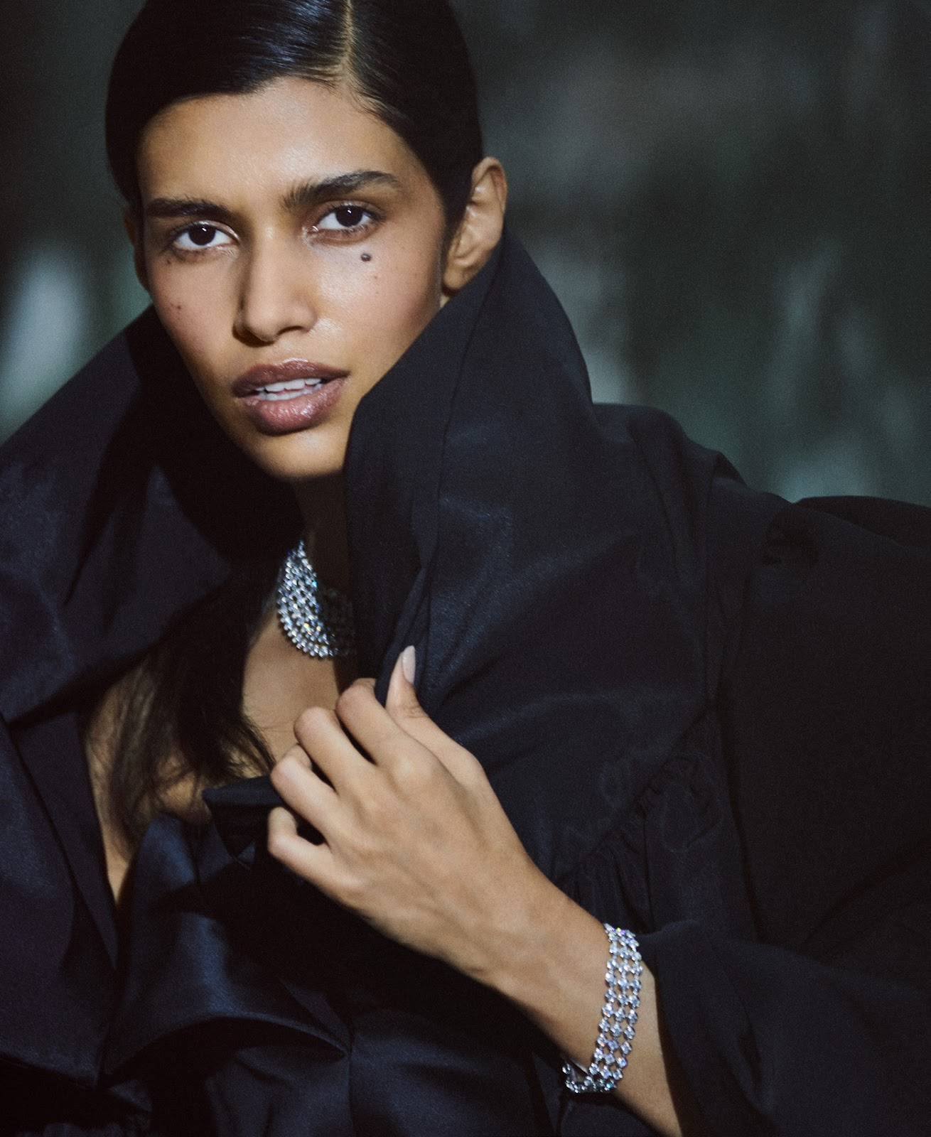 Pooja Mor in Harper's Bazaar UK November 2023 by Boo George