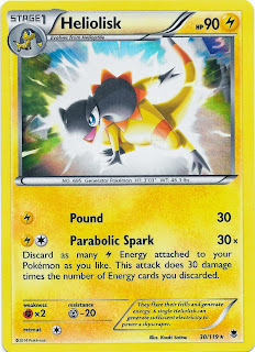 Heliolisk Phantom Forces Pokemon Card