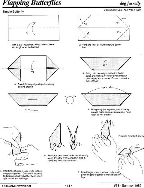 How to Make Origami Butterfly