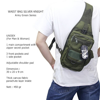 TAS Selempang ARMY Import type 184 Army green series