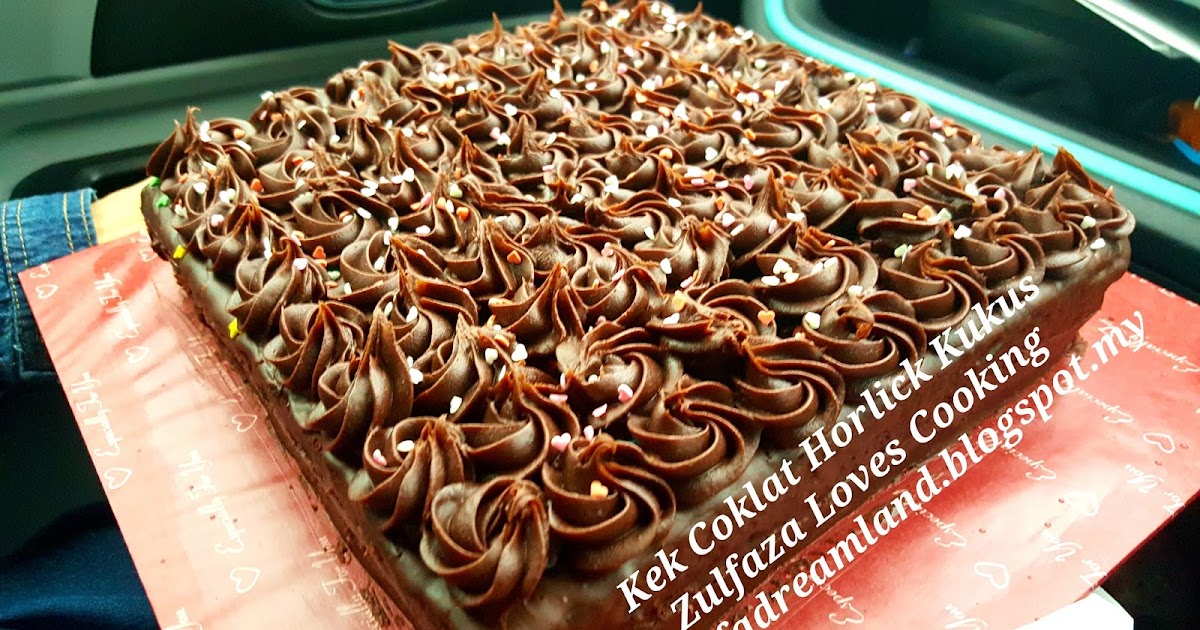 ZULFAZA LOVES COOKING: Kek Coklat Horlick Kukus