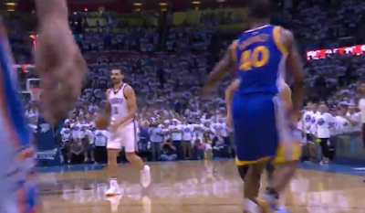  Video: OKC Steven Adams ala Arvydas Sabonis pass highlights