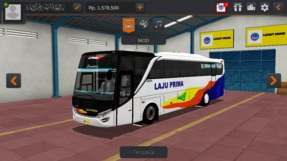 Livery JBHD2 New Setra MD Creation Laju Prima